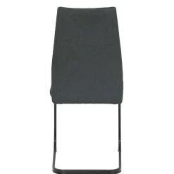 Wohnen Sessel|Stühle<Freischwingerstühle in Anthrazit & Schwarz - Wady (Set)
