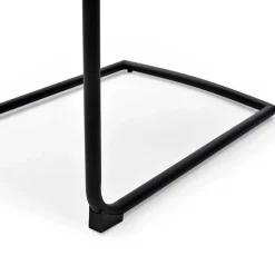 Wohnen Sessel|Stühle<Freischwingerstühle in Grau Strukturstoff - Pizaras (2er Set)