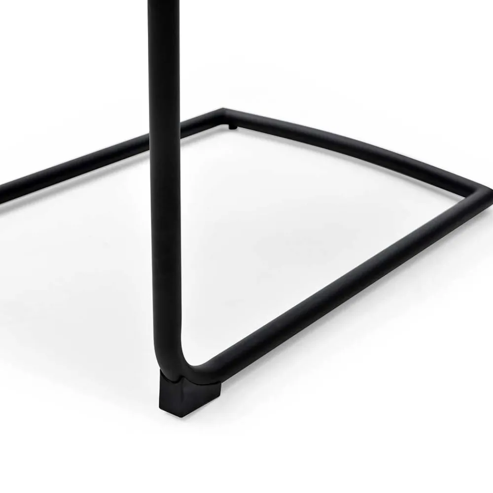 Wohnen Sessel|Stühle<Freischwingerstühle in Grau Strukturstoff - Pizaras (2er Set)