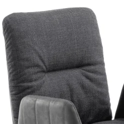 Wohnen Sessel|Stühle<Freischwinger-Tischsessel in Anthrazit - Jamesson (2er Set)