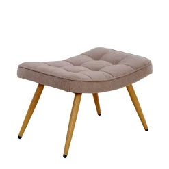 Wohnen Hocker<Fußhocker in Beige und Holzoptik - Trees