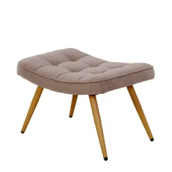 Wohnen Hocker<Fußhocker in Beige und Holzoptik - Trees