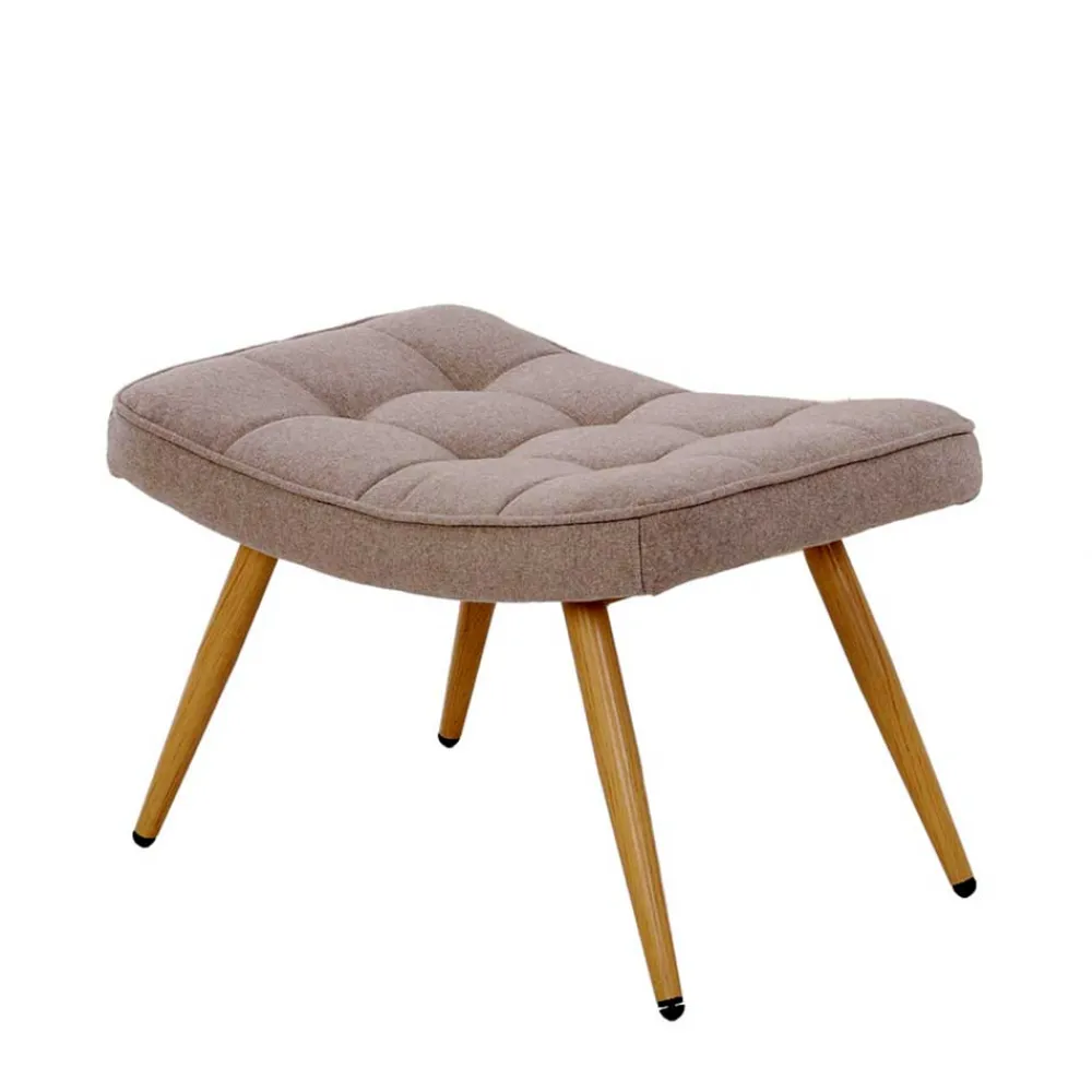 Wohnen Hocker<Fußhocker in Beige und Holzoptik - Trees