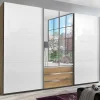 Wohnen Kleiderschränke<Funktioneller Kleiderschrank mit Dreh- & Schiebetüren - Stufania