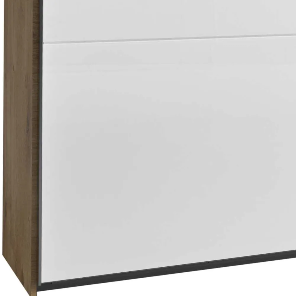 Wohnen Kleiderschränke<Funktioneller Kleiderschrank mit Dreh- & Schiebetüren - Stufania