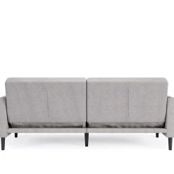Wohnen Betten|Sofas<Funktionscouch in Hellgrau und Schwarz - Logion