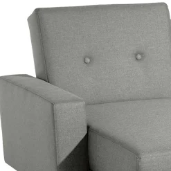 Wohnen Sofas<Funktionsecke in Hellgrau mit Erle - Manoja (zweiteilig)