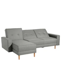 Wohnen Sofas<Funktionsecke in Hellgrau mit Erle - Manoja (zweiteilig)