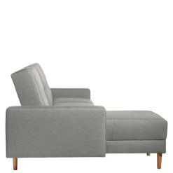 Wohnen Sofas<Funktionsecke in Hellgrau mit Erle - Manoja (zweiteilig)