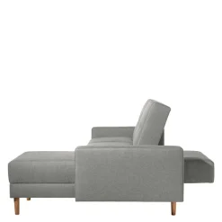 Wohnen Sofas<Funktionsecke in Hellgrau mit Erle - Manoja (zweiteilig)