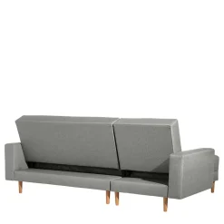 Wohnen Sofas<Funktionsecke in Hellgrau mit Erle - Manoja (zweiteilig)