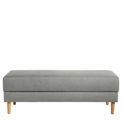 Wohnen Sofas<Funktionsecke in Hellgrau mit Erle - Manoja (zweiteilig)