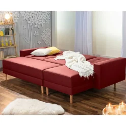 Wohnen Sofas<Funktionsecke mit Hocker Set - Murcian (zweiteilig)