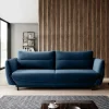 Wohnen Sofas<Funktionssofa in Dunkelblau Stoff - Berenice