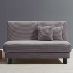 Wohnen Betten|Sofas<Funktionssofa in Grau aus Cord - Naim