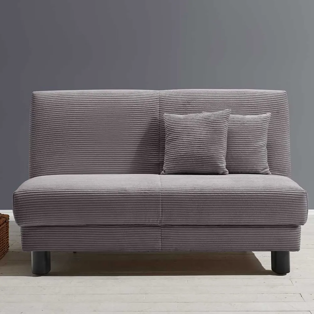 Wohnen Betten|Sofas<Funktionssofa in Grau aus Cord - Naim