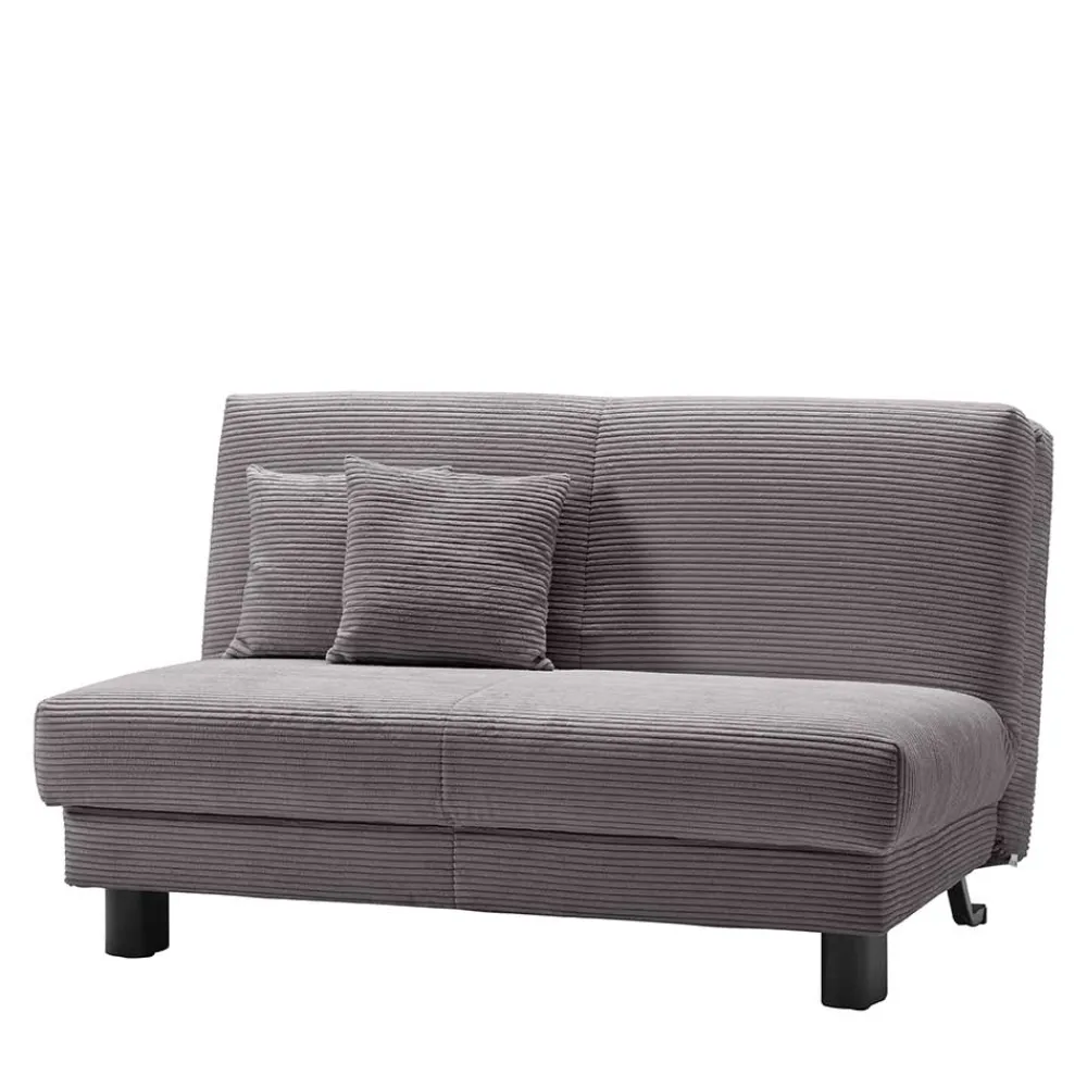 Wohnen Betten|Sofas<Funktionssofa in Grau aus Cord - Naim