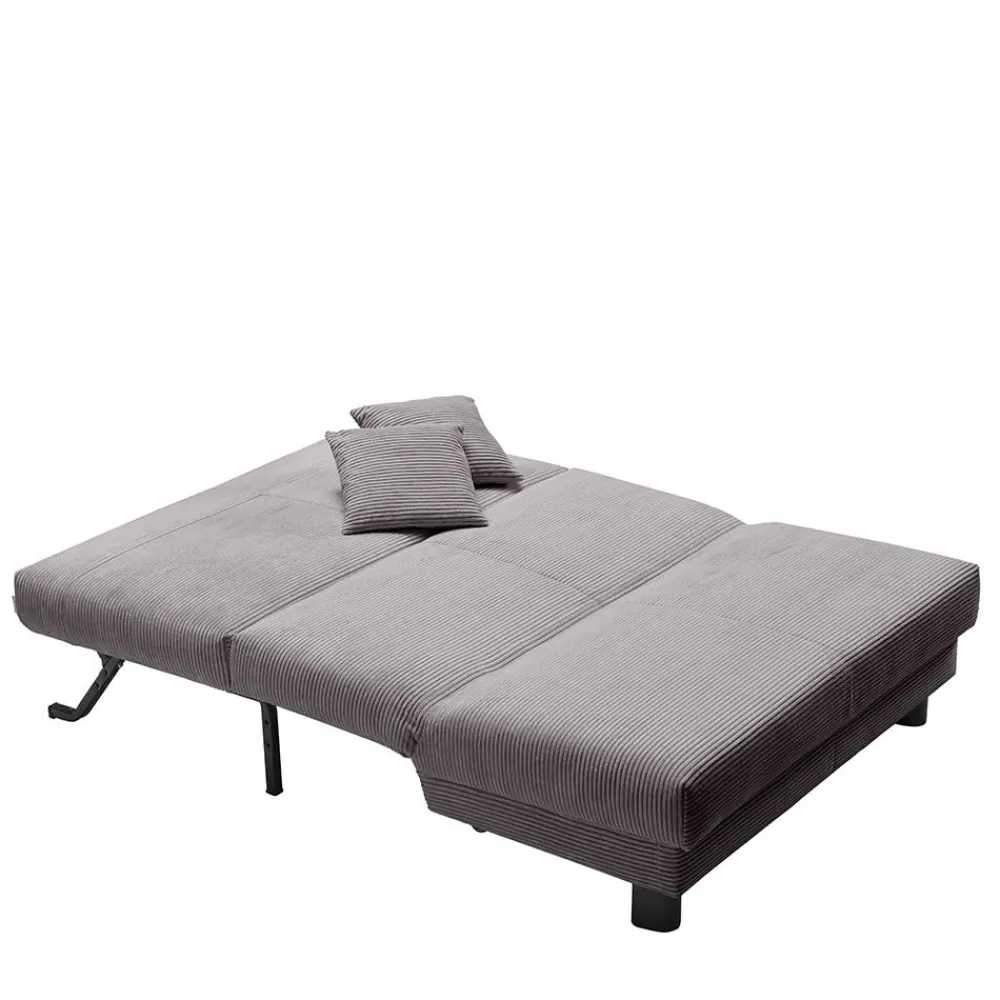 Wohnen Betten|Sofas<Funktionssofa in Grau aus Cord - Naim