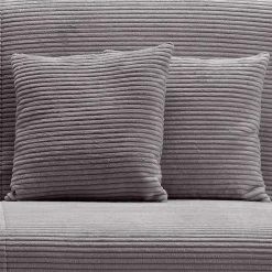 Wohnen Betten|Sofas<Funktionssofa in Grau aus Cord - Naim