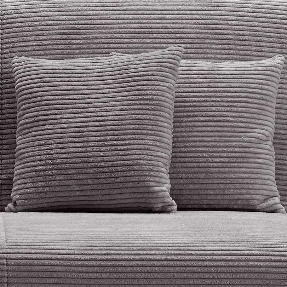 Wohnen Betten|Sofas<Funktionssofa in Grau aus Cord - Naim