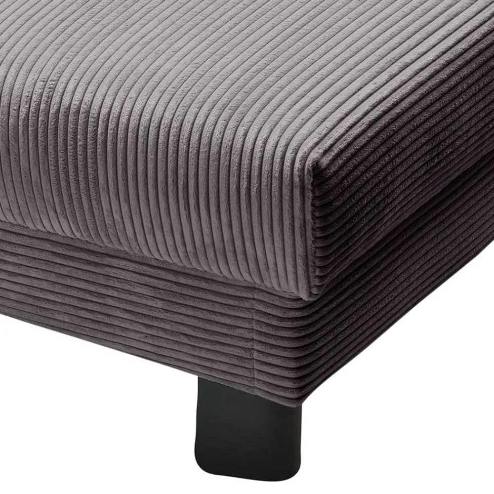 Wohnen Betten|Sofas<Funktionssofa in Grau aus Cord - Naim
