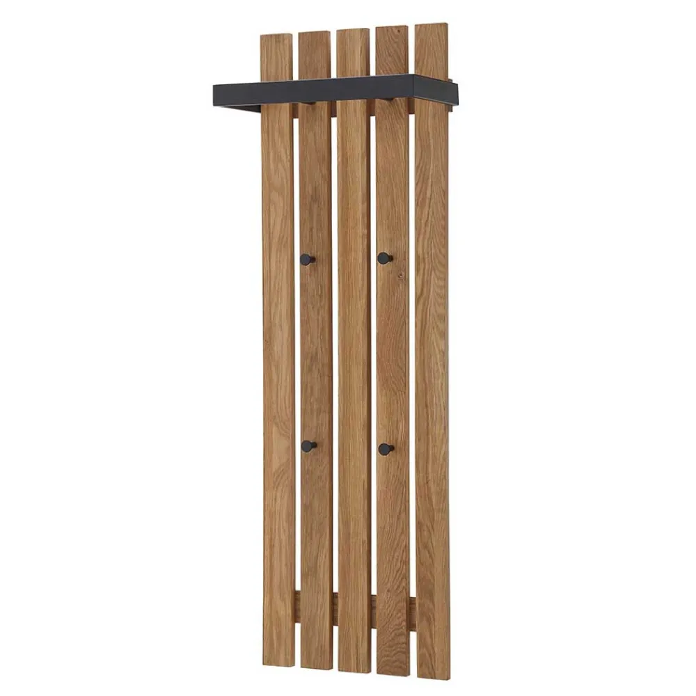 Wohnen Garderoben<Garderobe aus Eichenholz und Metall - Gangizo