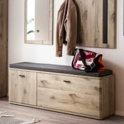 Wohnen Sitzbank<Garderobe Flurbank mit Schuhaufbewahrung - Baiamare