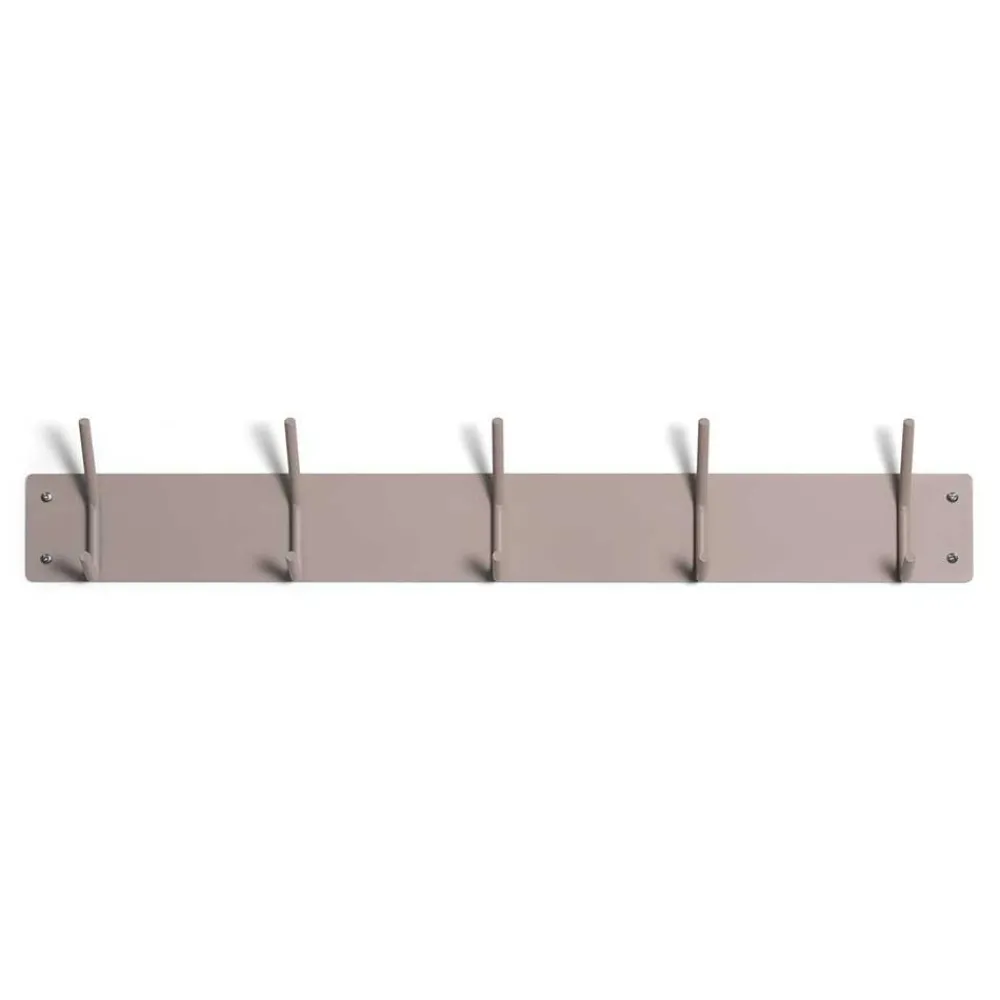 Wohnen Garderoben<Garderobe Hakenleiste in Taupe - Simorica