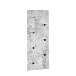 Wohnen Garderoben<Garderobe in Beton Optik Vessina mit 7 Knopf Haken