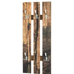 Wohnen Garderoben<Garderobe in Holzoptik Antik & Silber - Maggio