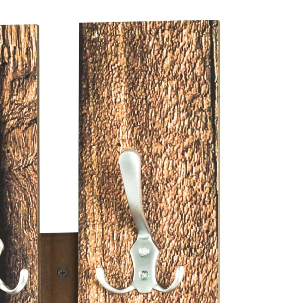 Wohnen Garderoben<Garderobe in Holzoptik Antik & Silber - Maggio