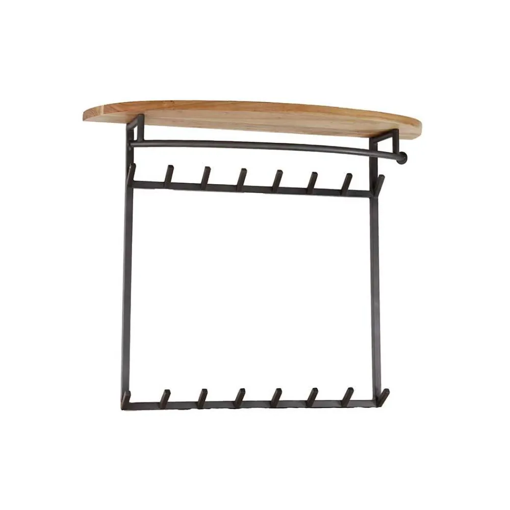 Wohnen Garderoben<Garderobe mit 16 Haken und Stange - Drucana