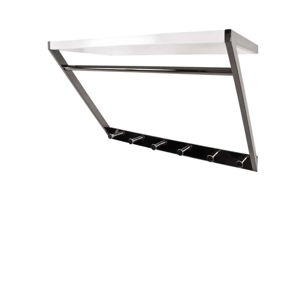 Wohnen Garderoben<Garderobe Novo in Schwarz Weiß