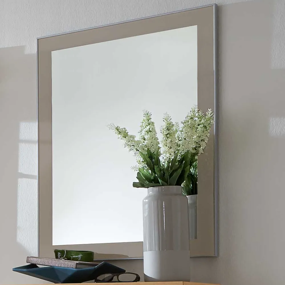 Wohnen Garderoben<Garderobenmöbel Set Diecca in Taupe Glas beschichtet (fünfteilig)