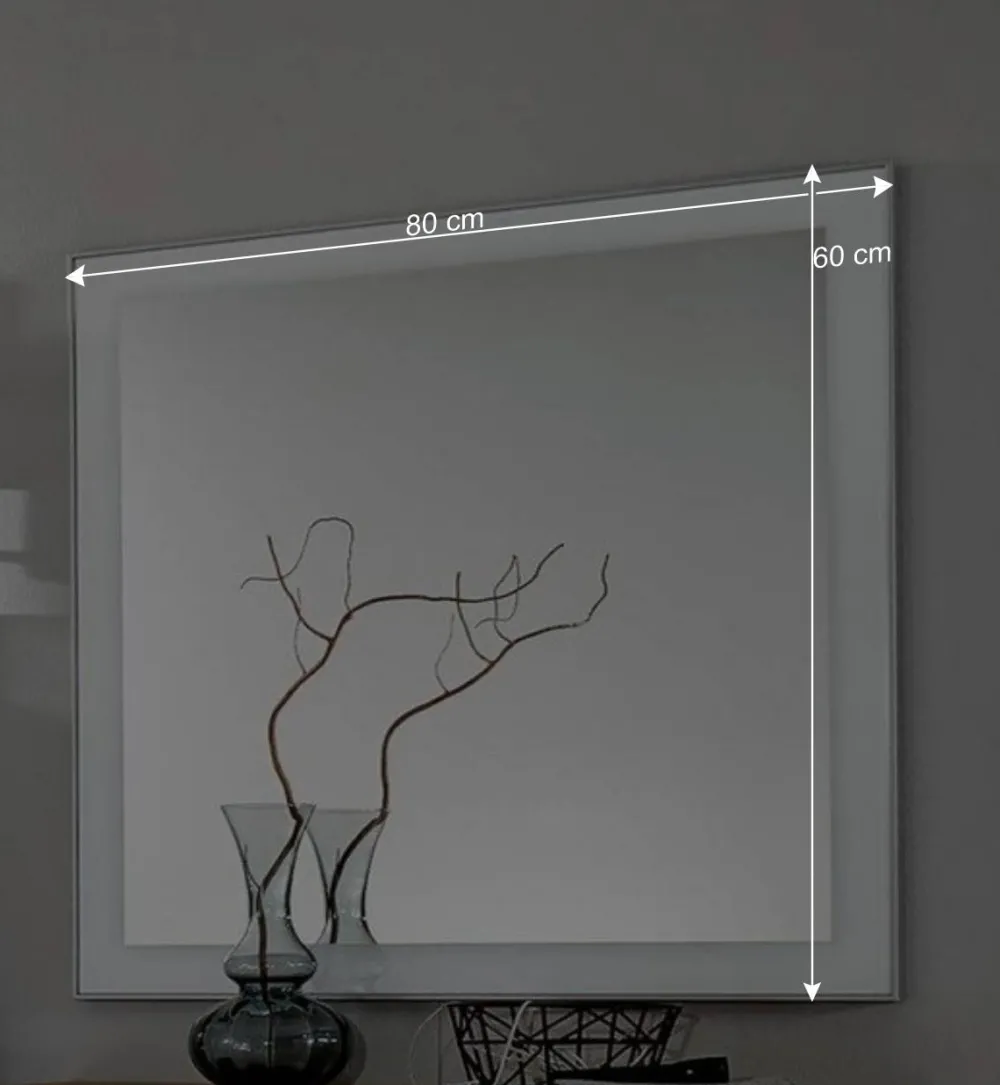 Wohnen Garderoben<Garderobenmöbel Set Wynoca in Weiß Glas beschichtet (fünfteilig)
