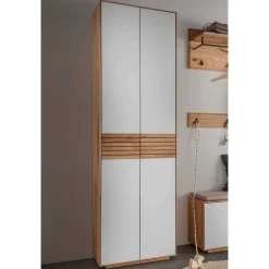 Wohnen Schränke<Garderobenschrank aus Asteiche Massivholz - Zonga