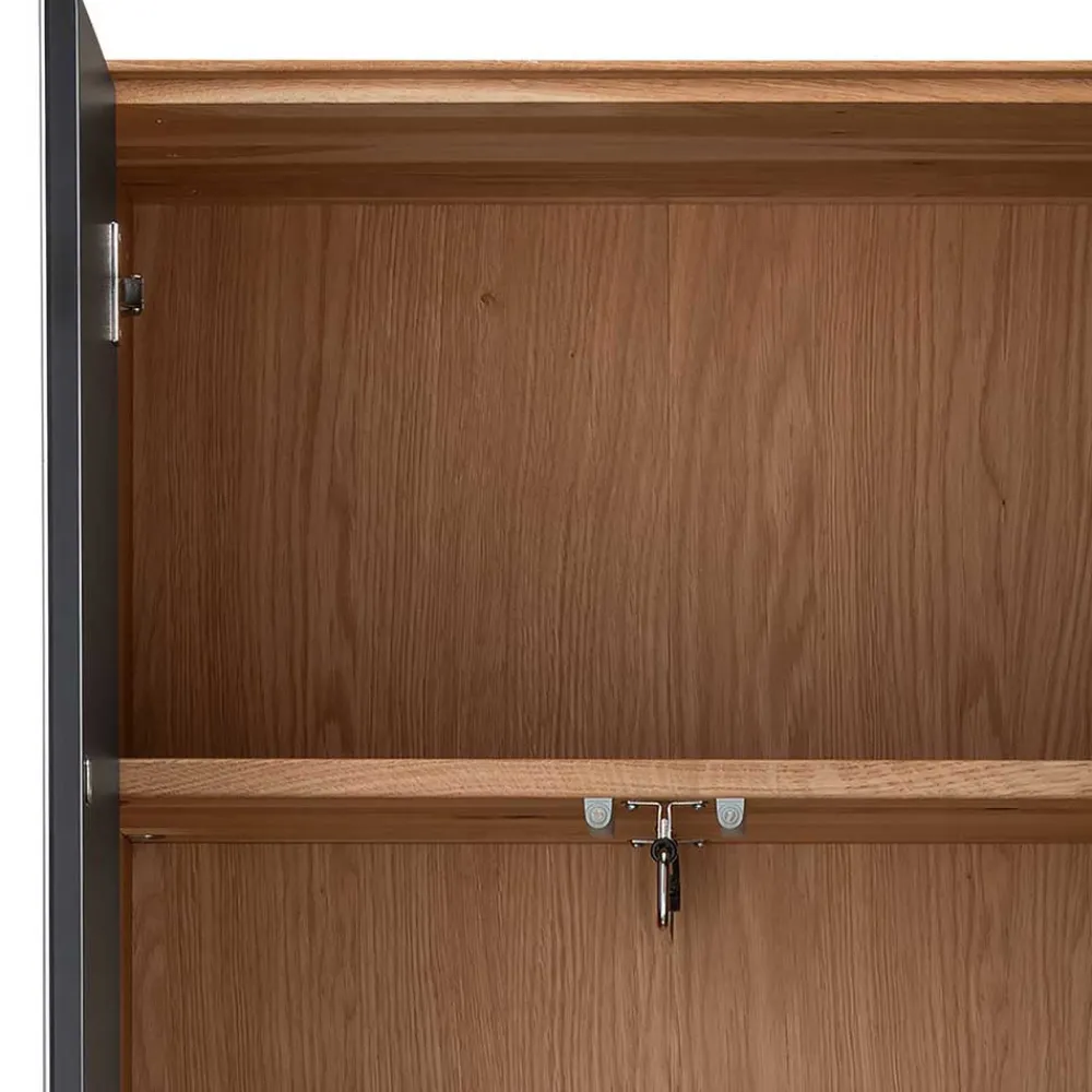 Wohnen Schränke<Garderobenschrank aus Asteiche Massivholz - Zonga