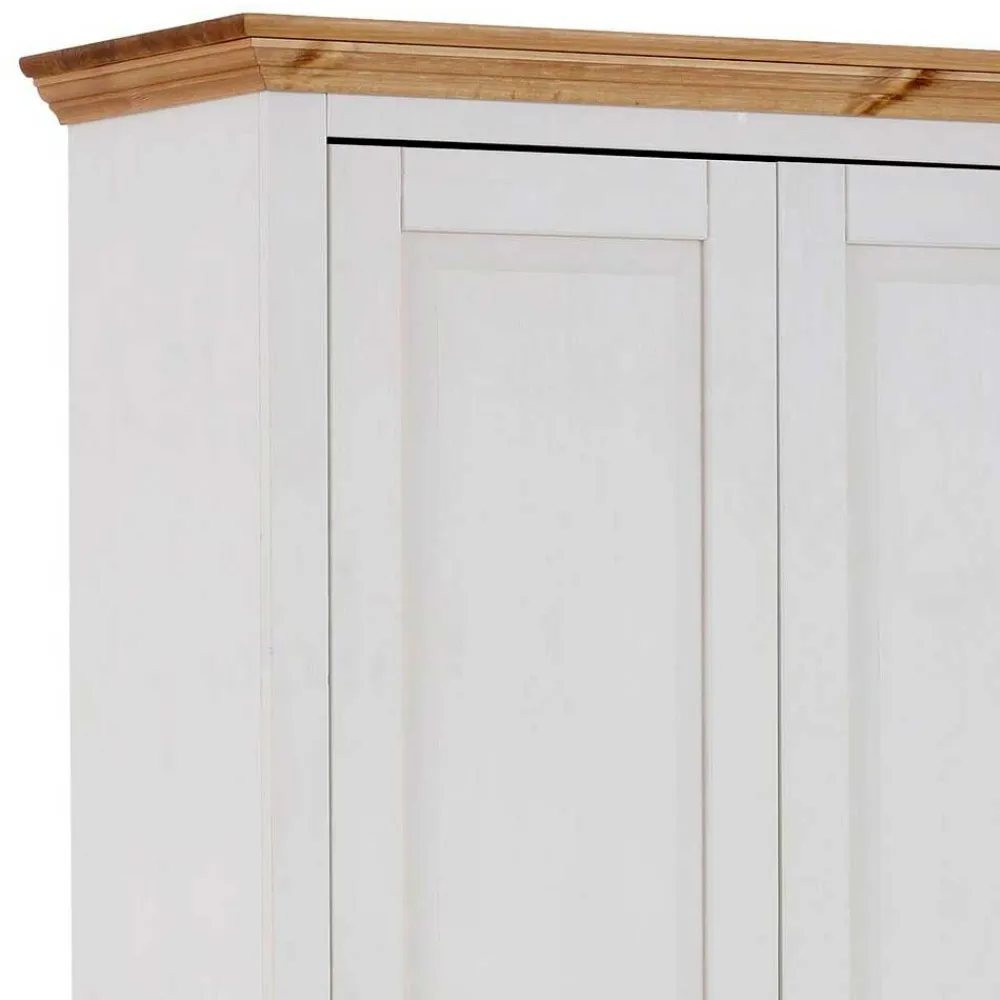 Wohnen Schränke<Garderobenschrank im Landhausstil zweifarbig - Axdonira