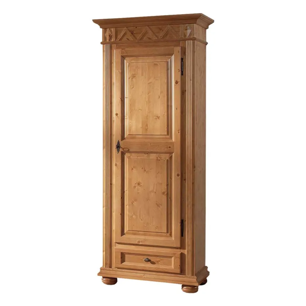 Wohnen Schränke<Garderobenschrank Terezza aus Fichte Massivholz