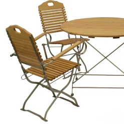 Wohnen Sitzgruppe<Garten Essgruppe klappbar - Anglivia (fünfteilig)