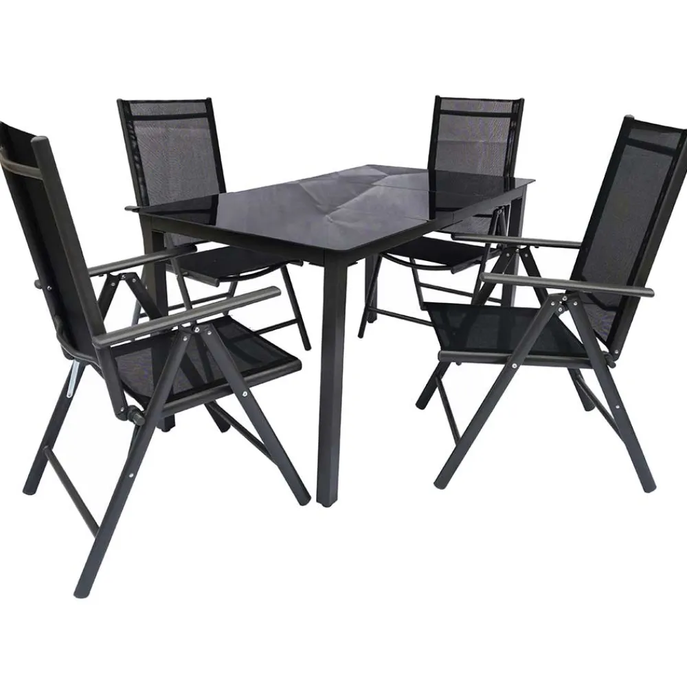 Wohnen Sitzgruppe<Garten Esstischgruppe Set - Trexana (fünfteilig)