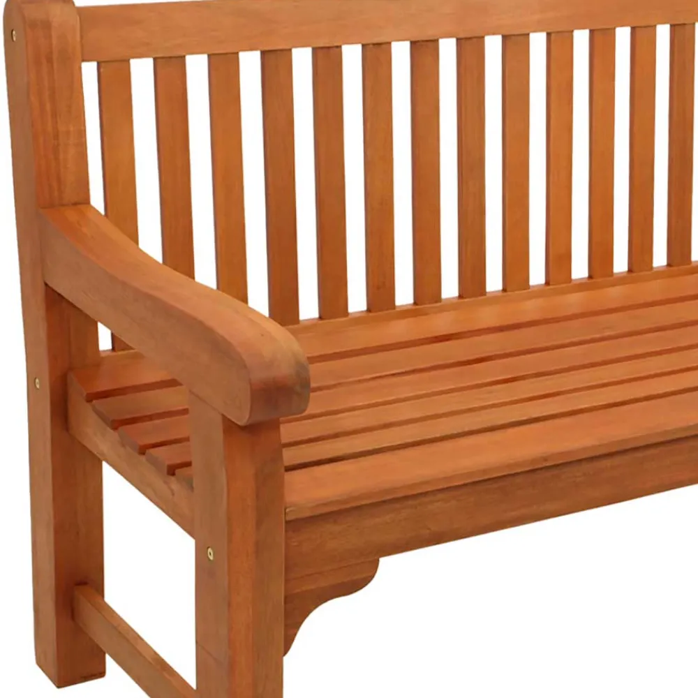 Wohnen Sitzbank<Garten Holzbank mit drei Sitzplätzen - Shanna
