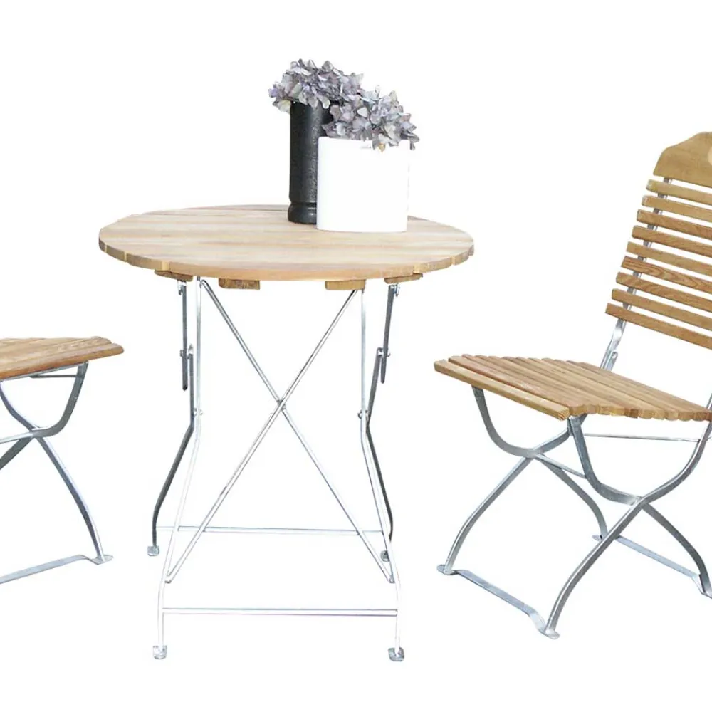 Wohnen Sitzgruppe<Garten Sitzgruppe Juliama aus Robinie massiv (dreiteilig)