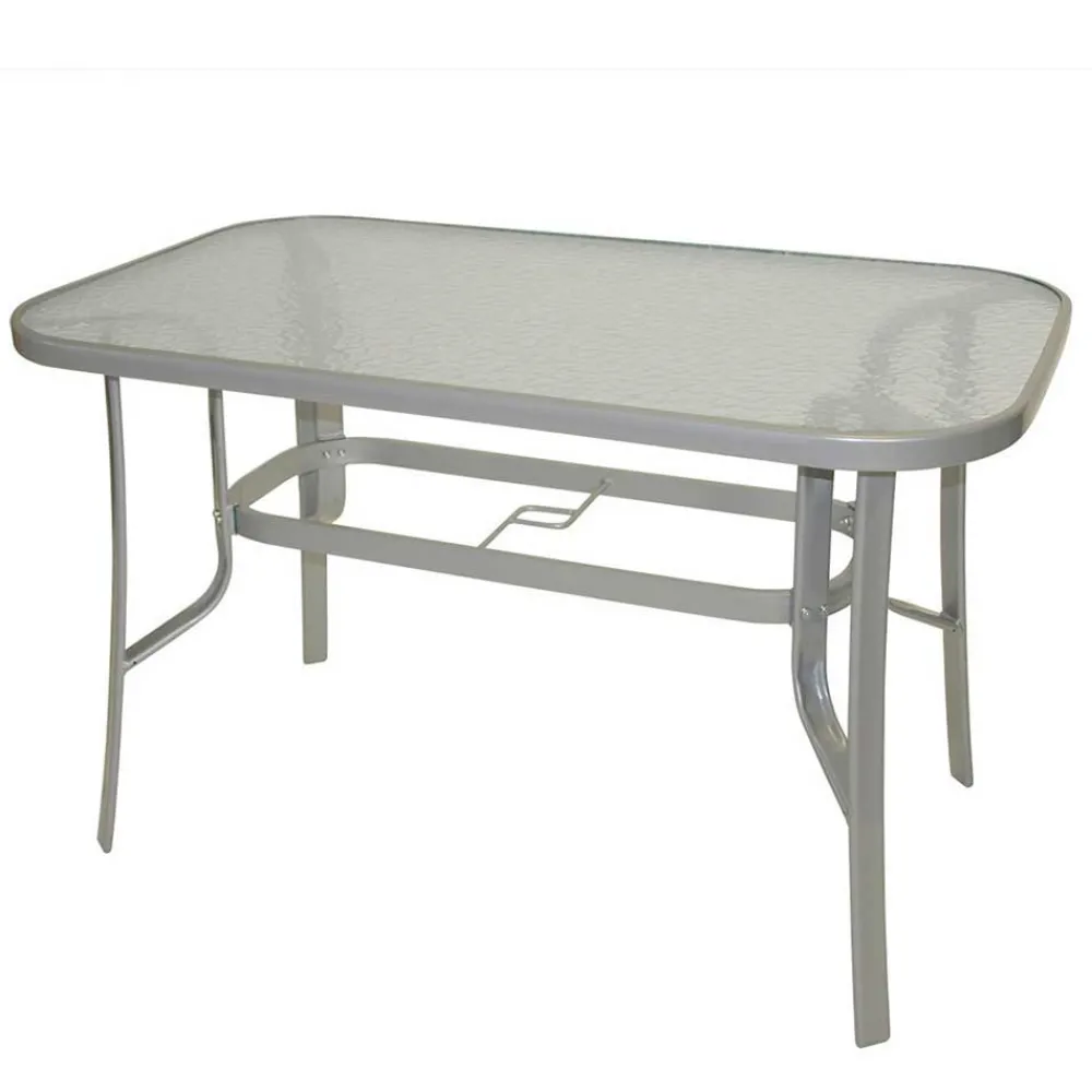 Wohnen Sitzgruppe<Garten Tischgruppe aus Aluminium - Abella (fünfteilig)