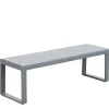 Wohnen Sitzbank<Gartenbank aus Aluminium - Suzana