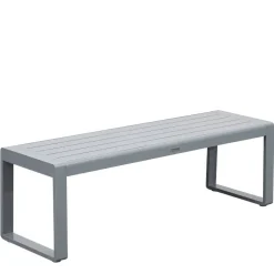 Wohnen Sitzbank<Gartenbank aus Aluminium - Suzana