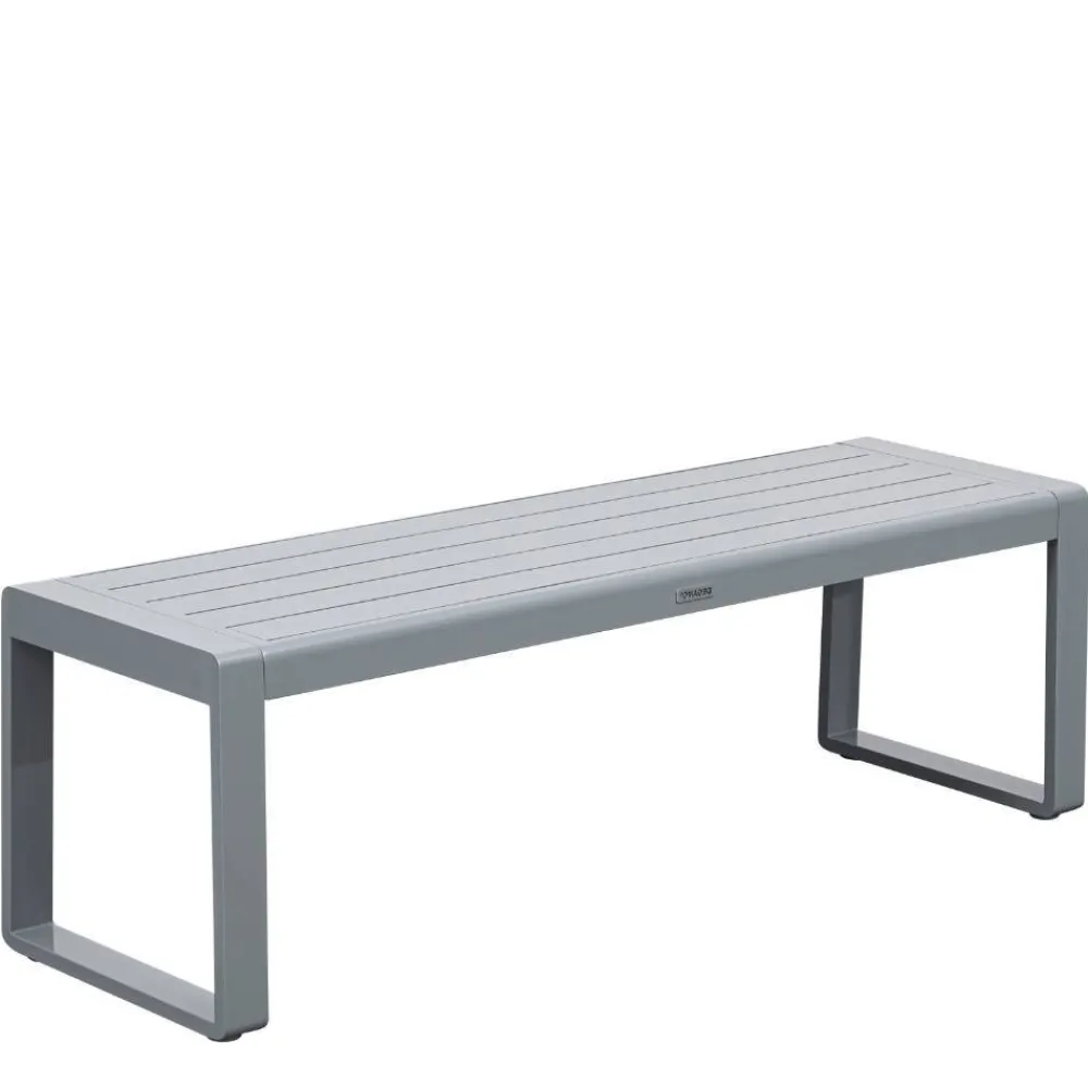 Wohnen Sitzbank<Gartenbank aus Aluminium - Suzana