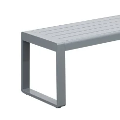 Wohnen Sitzbank<Gartenbank aus Aluminium - Suzana