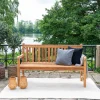 Wohnen Sitzbank<Gartenbank aus Teak Massivholz geölt - Stamfort