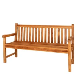 Wohnen Sitzbank<Gartenbank aus Teak Massivholz geölt - Stamfort